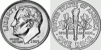 10 Cent-Münze (Dime), USA