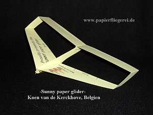 Papierflieger-Sunny-Belgien