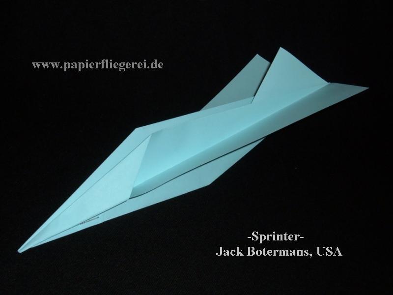 Papierflieger, Sprinter-USA